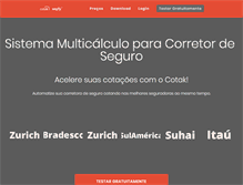 Tablet Screenshot of cotak.com.br